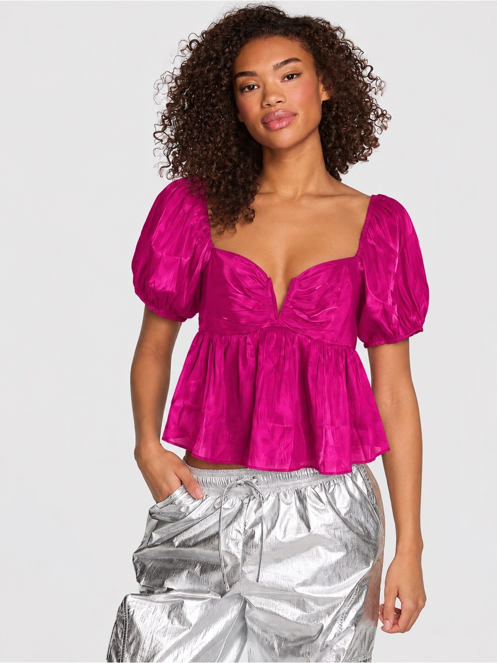 NEW WITH TAGS STORIA Magenta Top
